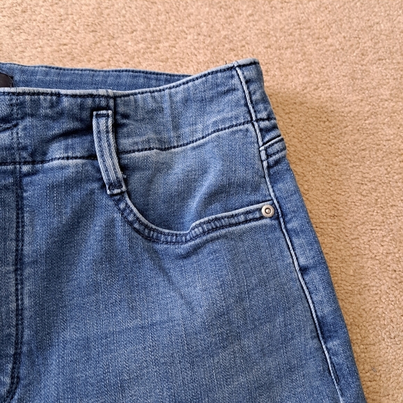 NYDJ Girlfriend Jeans Womens 10 Blue Denim Stretch Lift Tuck Technology - Picture 5 of 11